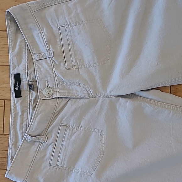 Express linen khakis size 2 - Picture 2 of 7